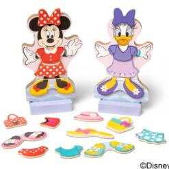 Disney Minnie & Daisy Deluxe Wooden Magnetic Dress-Up