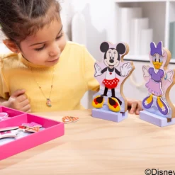 Disney Minnie & Daisy Deluxe Wooden Magnetic Dress-Up