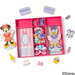 Disney Minnie & Daisy Deluxe Wooden Magnetic Dress-Up