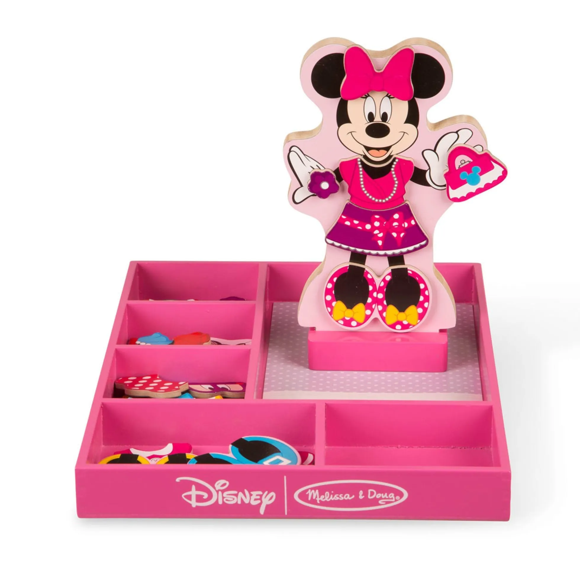 Disney Minnie Wooden Magnetic Dress-Up