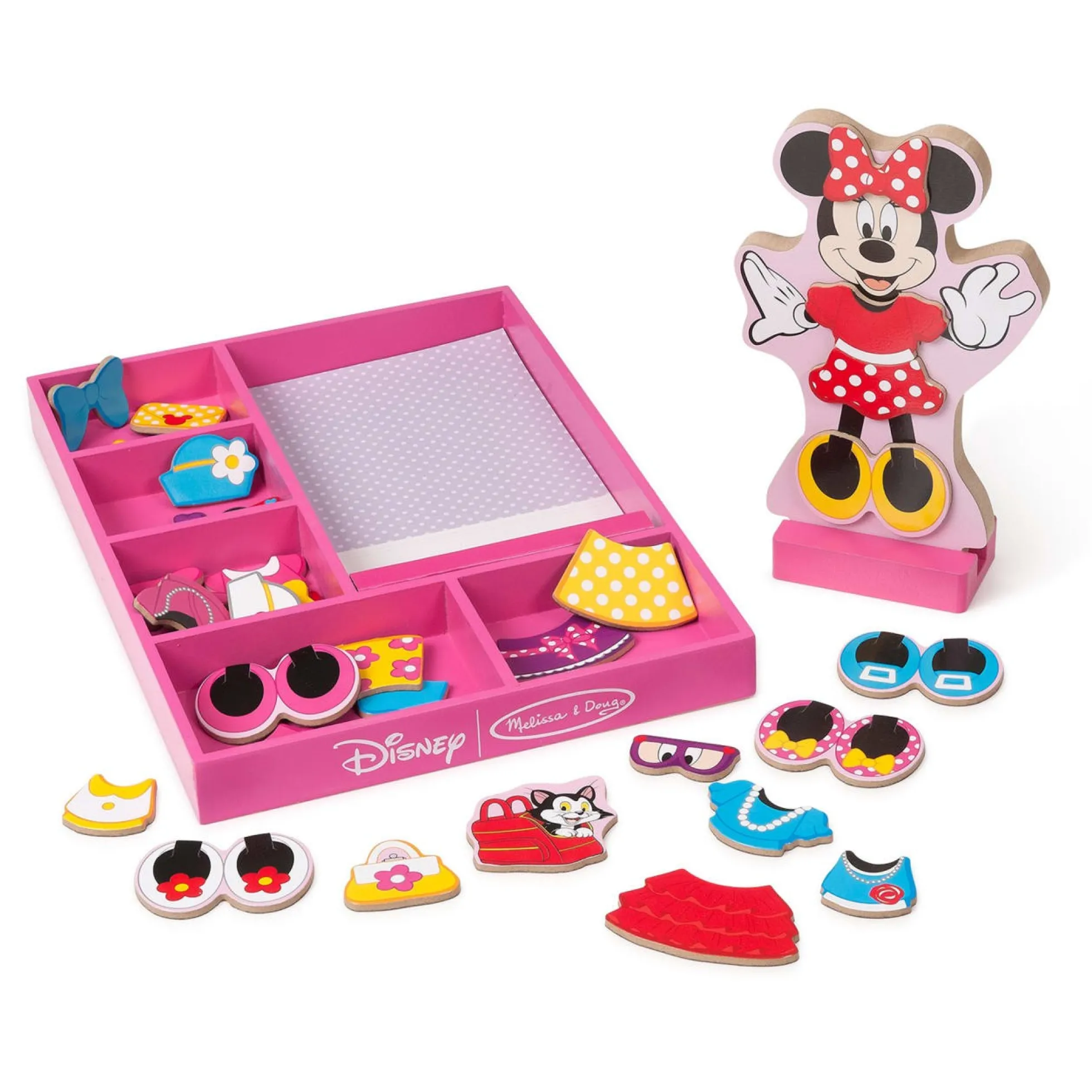 Disney Minnie Wooden Magnetic Dress-Up