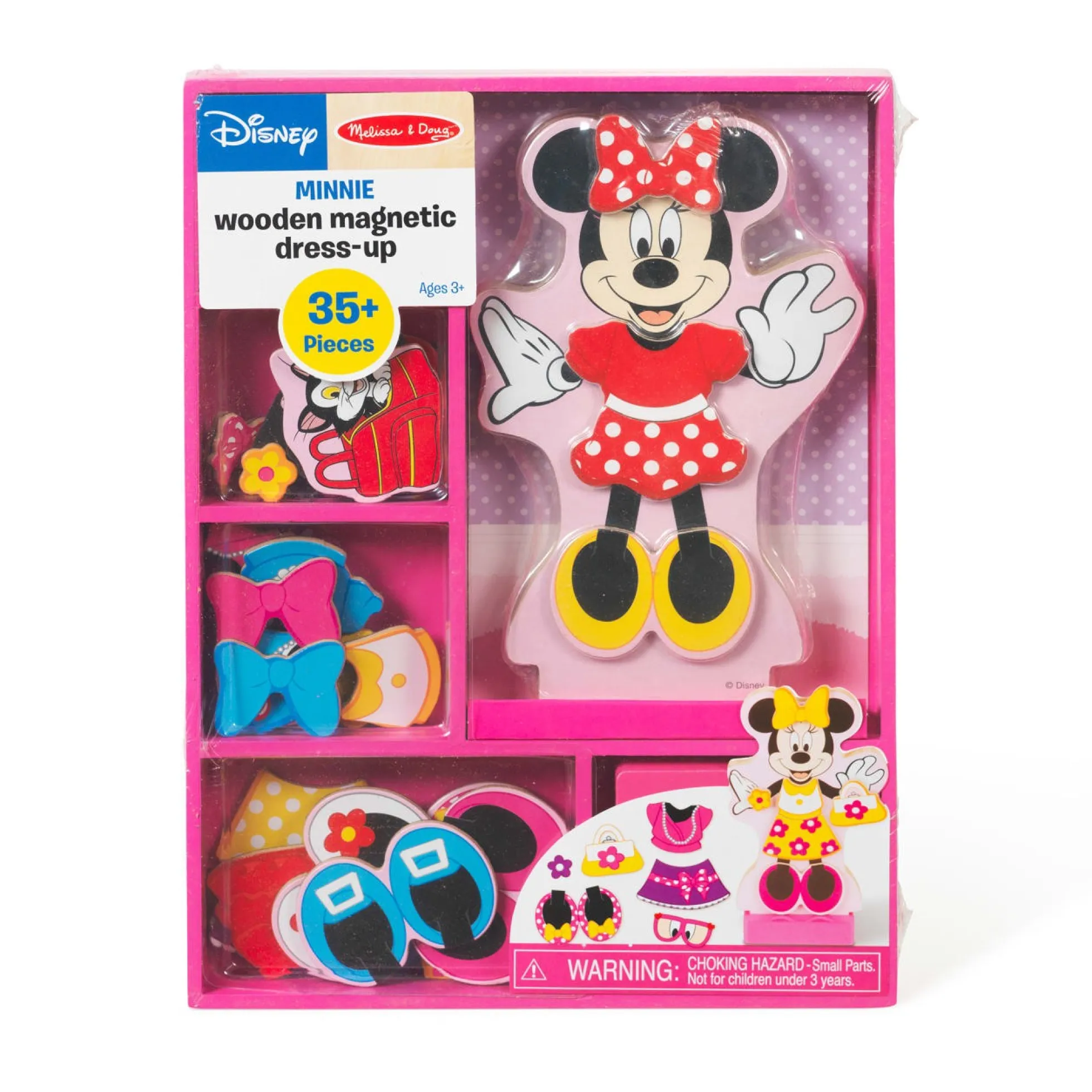 Disney Minnie Wooden Magnetic Dress-Up