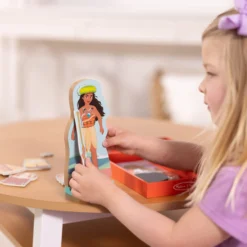 Disney Moana Wooden Magnetic Dress-Up Play Set