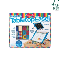 Double-Sided Magnetic Tabletop Easel