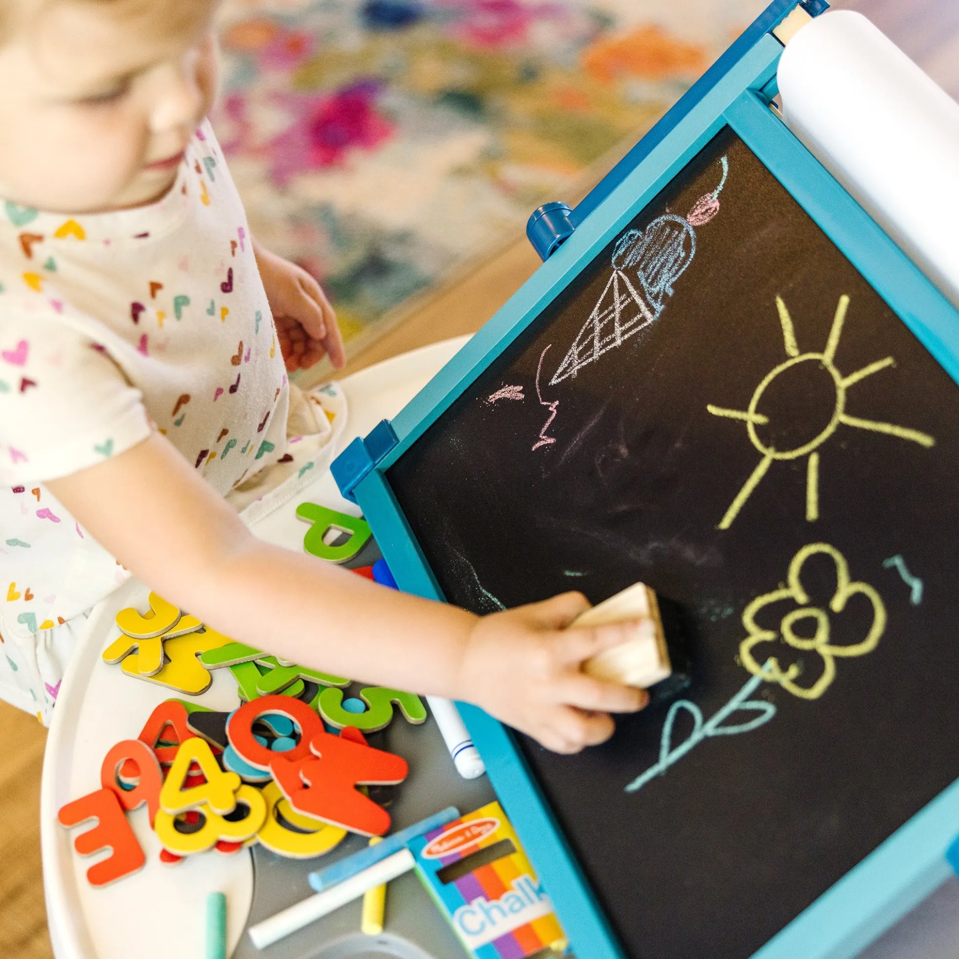Double-Sided Magnetic Tabletop Easel