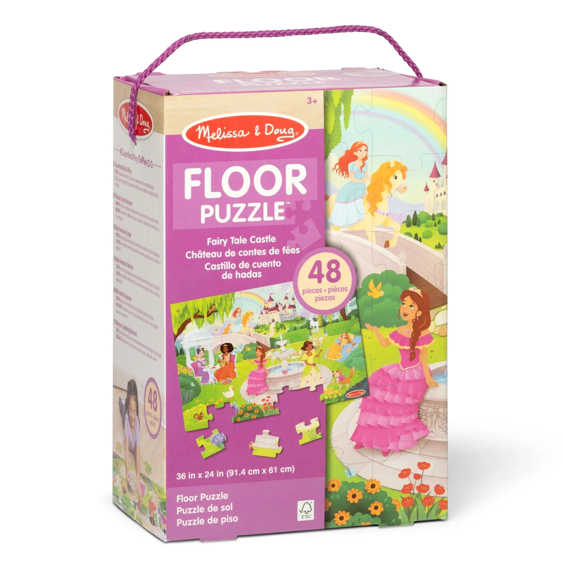 Fairy Tale Castle Floor Puzzle - 48 Pieces