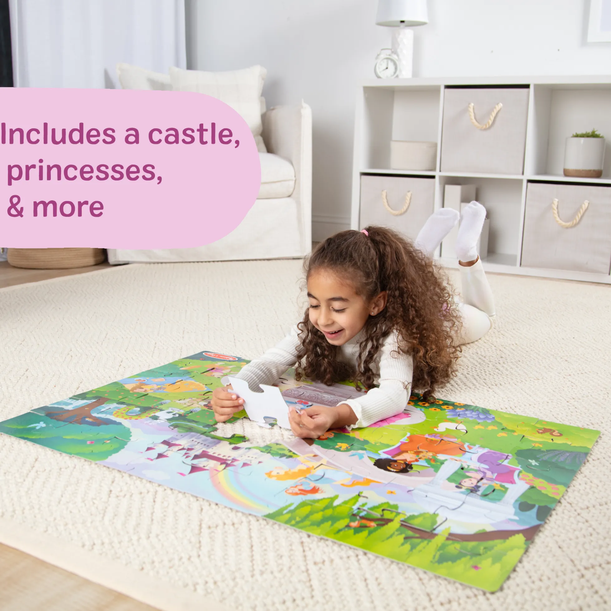 Fairy Tale Castle Floor Puzzle - 48 Pieces