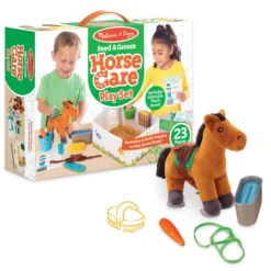 Feed & Groom Horse Care Play Set