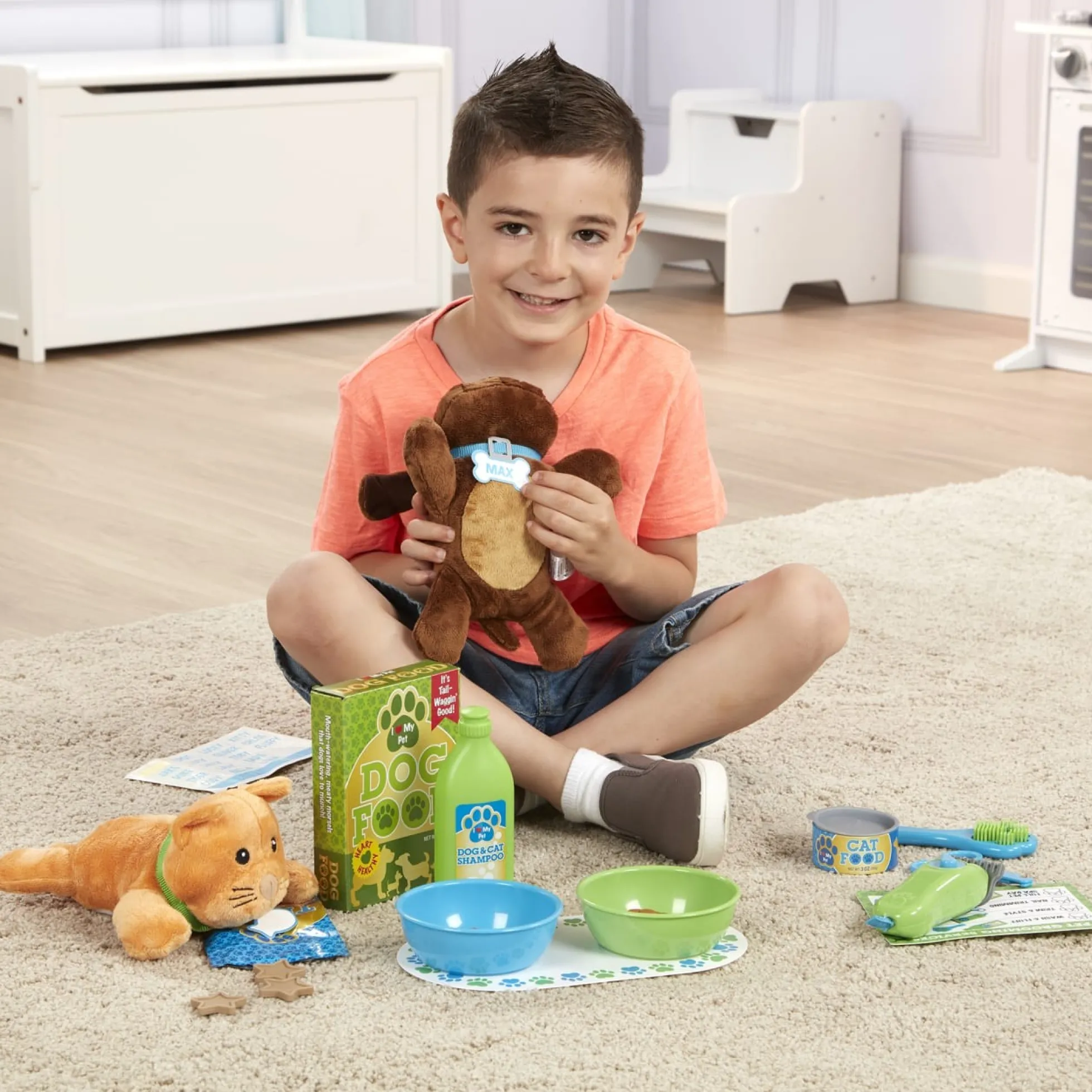 Feeding & Grooming Pet Care Play Set