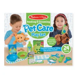 Feeding & Grooming Pet Care Play Set