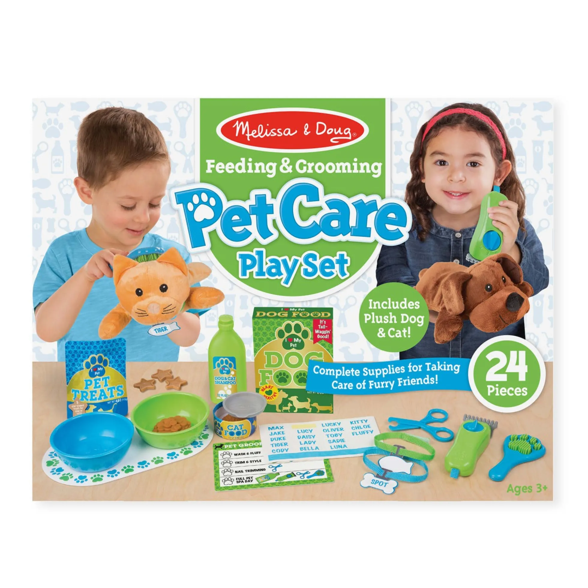 Feeding & Grooming Pet Care Play Set