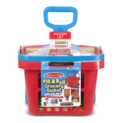Fill & Roll Grocery Basket Play Set