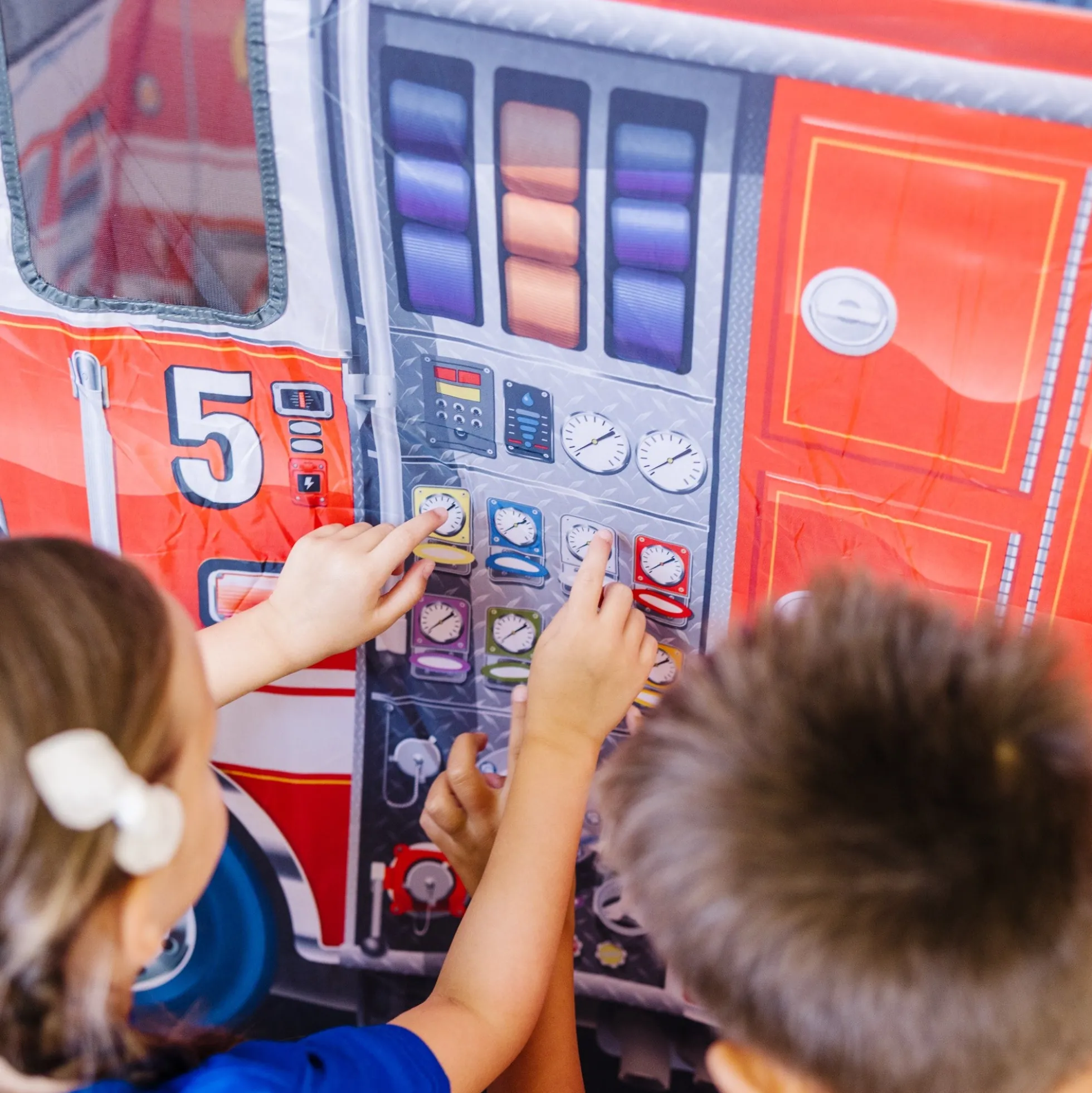 Fire Truck Play Tent