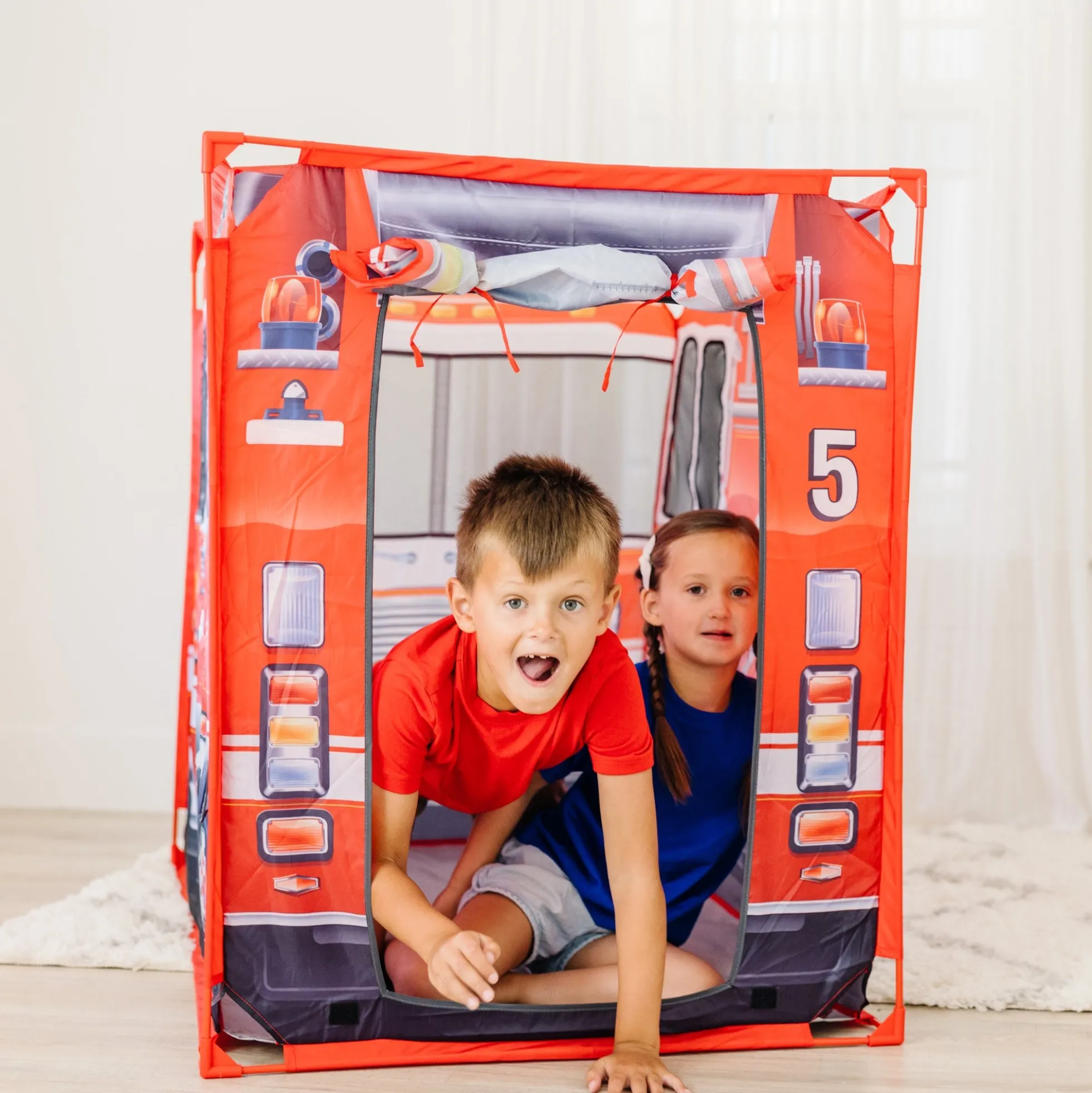 Fire Truck Play Tent