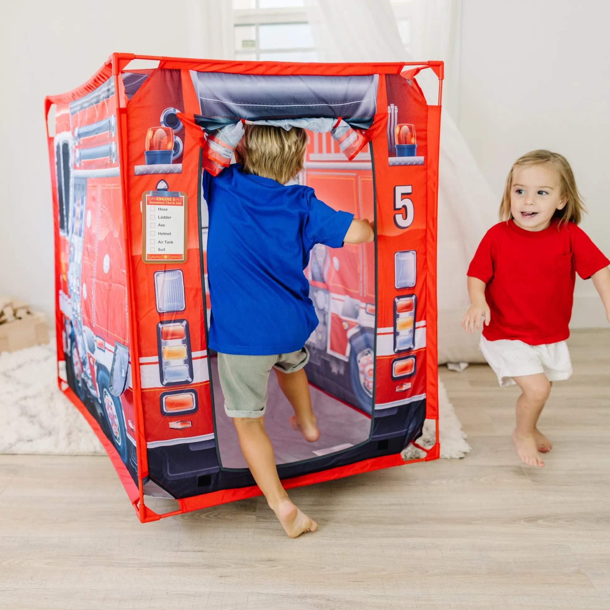 Fire Truck Play Tent