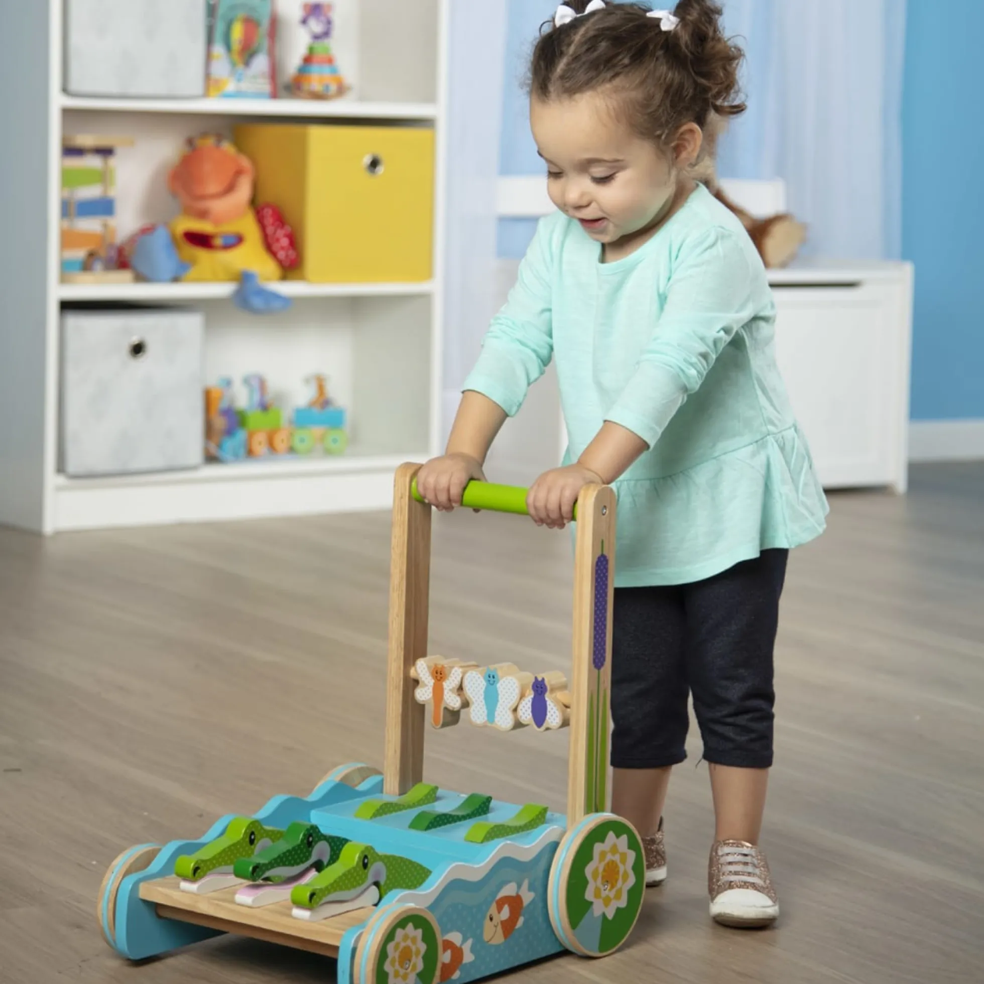 First Play Chomp & Clack Alligator Push Toy