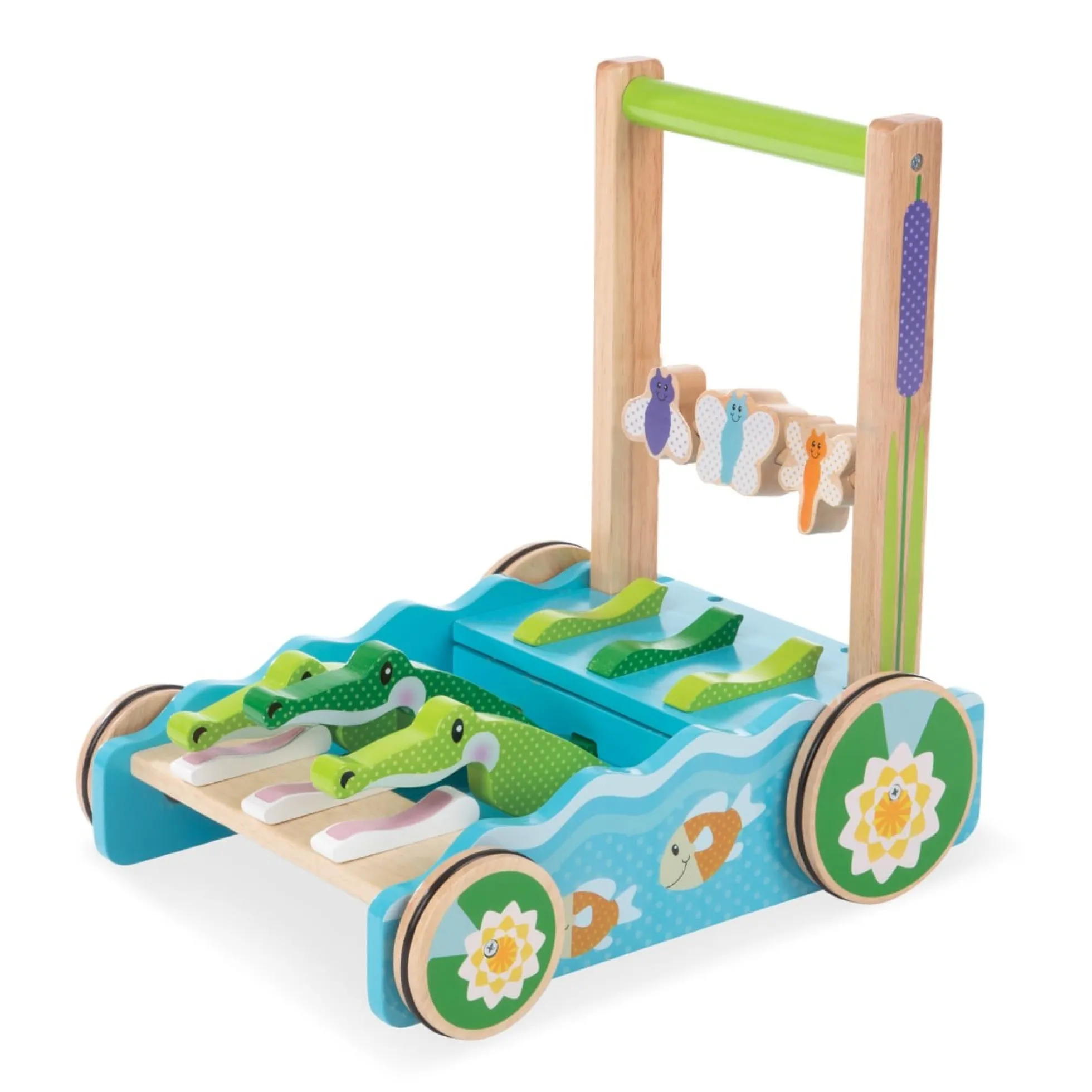 First Play Chomp & Clack Alligator Push Toy