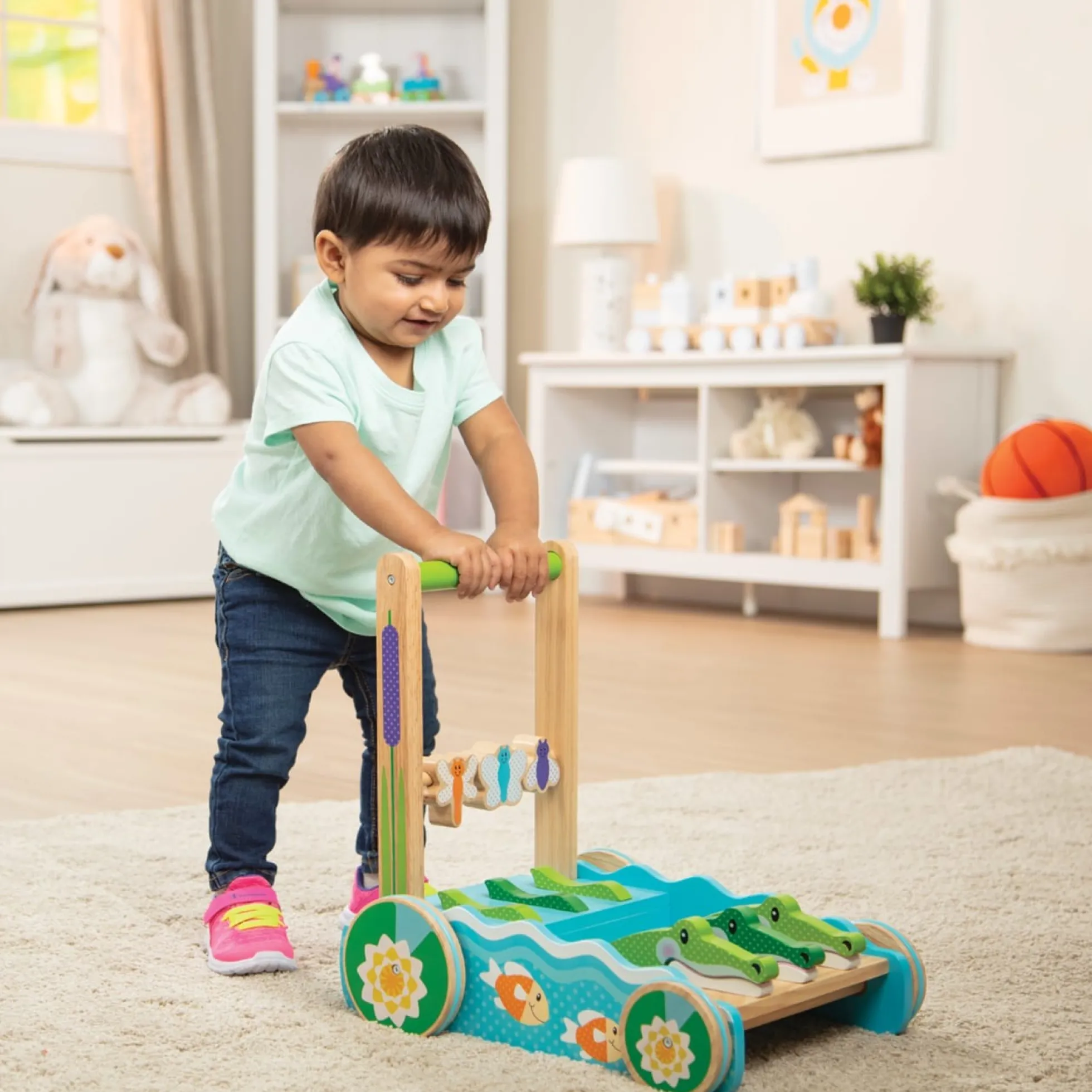 First Play Chomp & Clack Alligator Push Toy