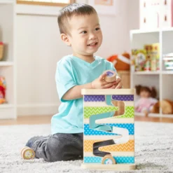 First Play Wooden Safari Zig-Zag Tower