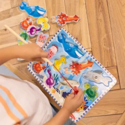 Fishing Magnetic Puzzle Game - 10 Pieces