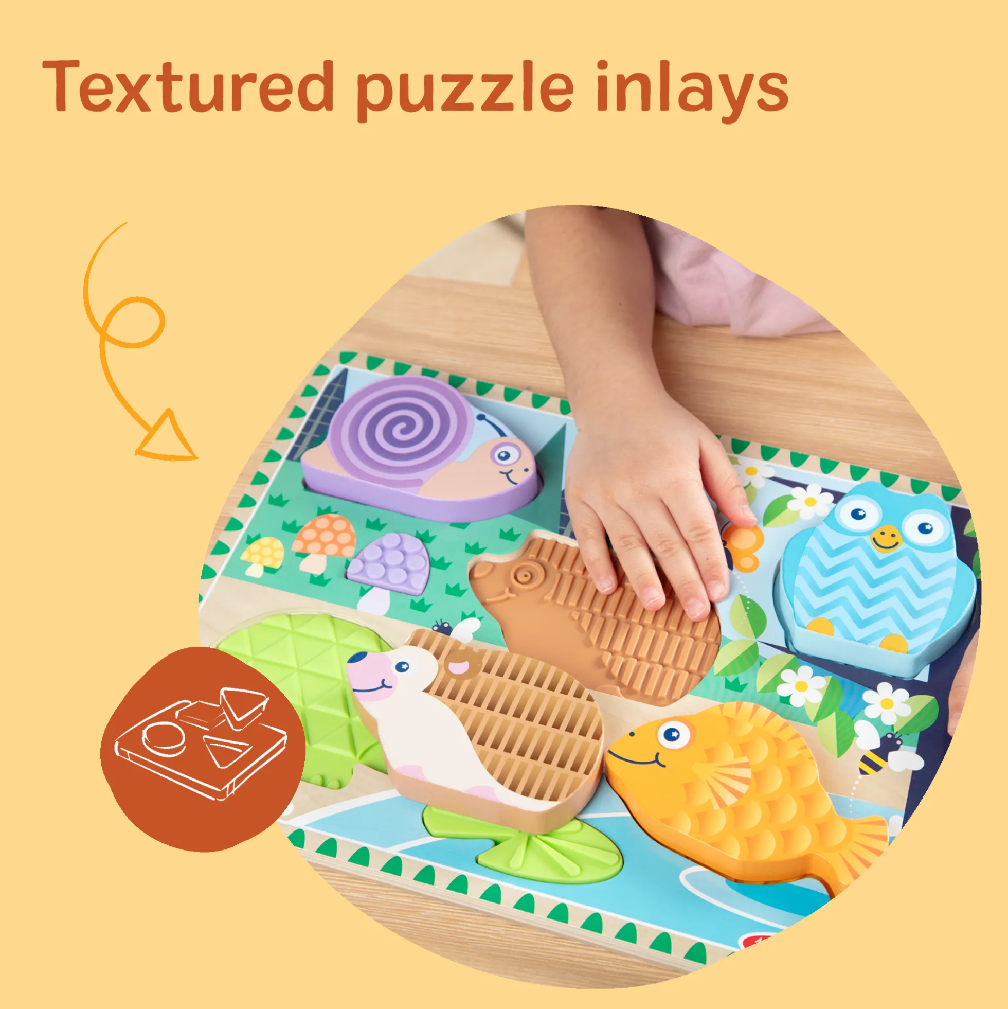 Forest Friends Touch & Feel Puzzle