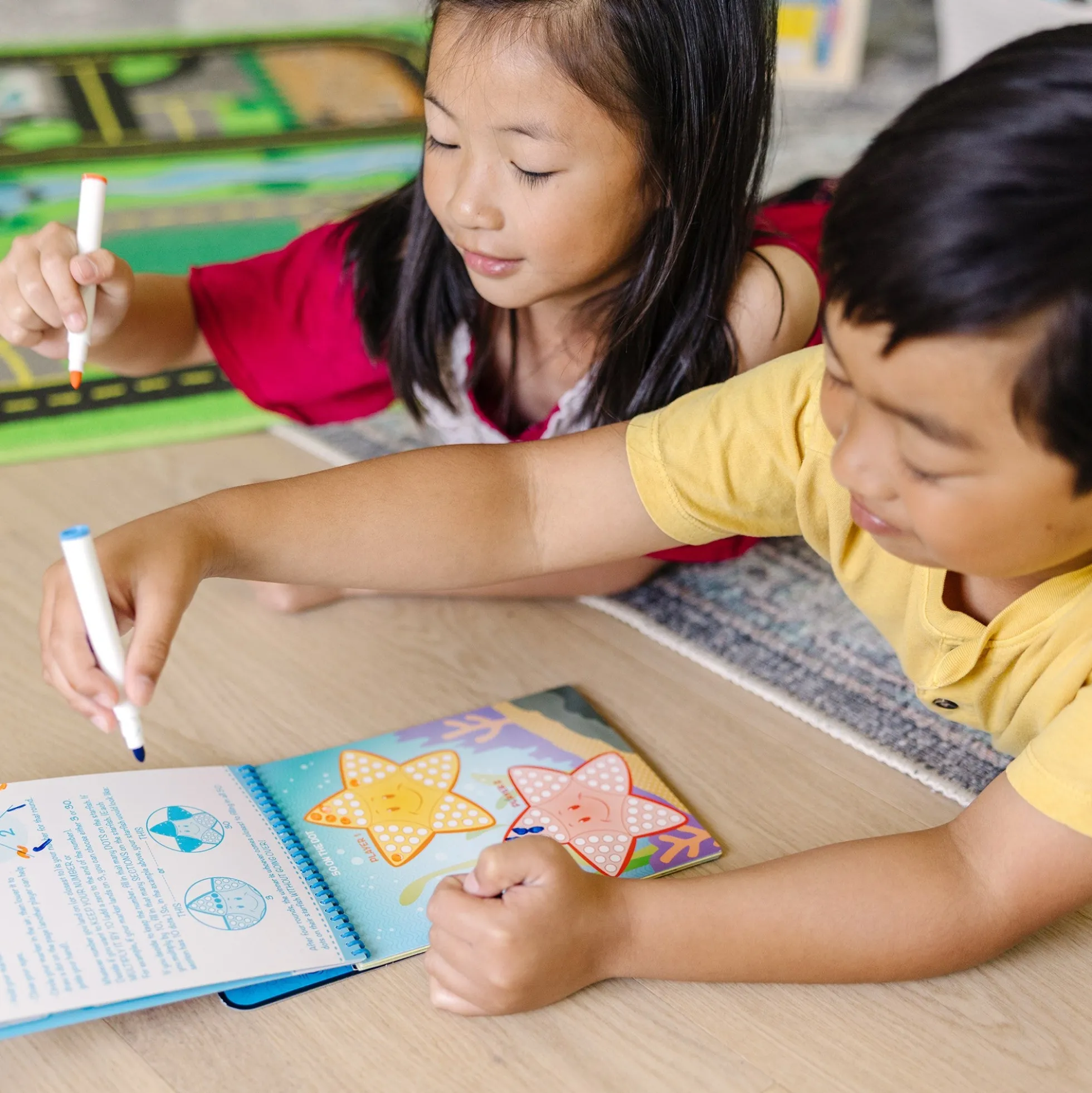 Game On! Wipe-Off Activity Pad - On the Go Travel Activity