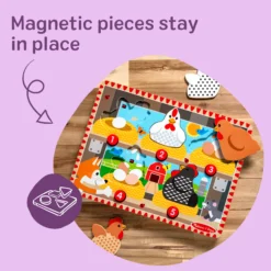 Happy Hens Push to Pop Puzzle