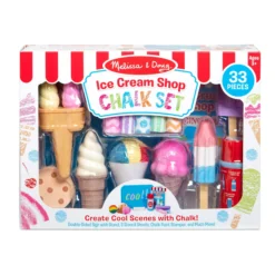 Ice Cream Shop Chalk Play Set
