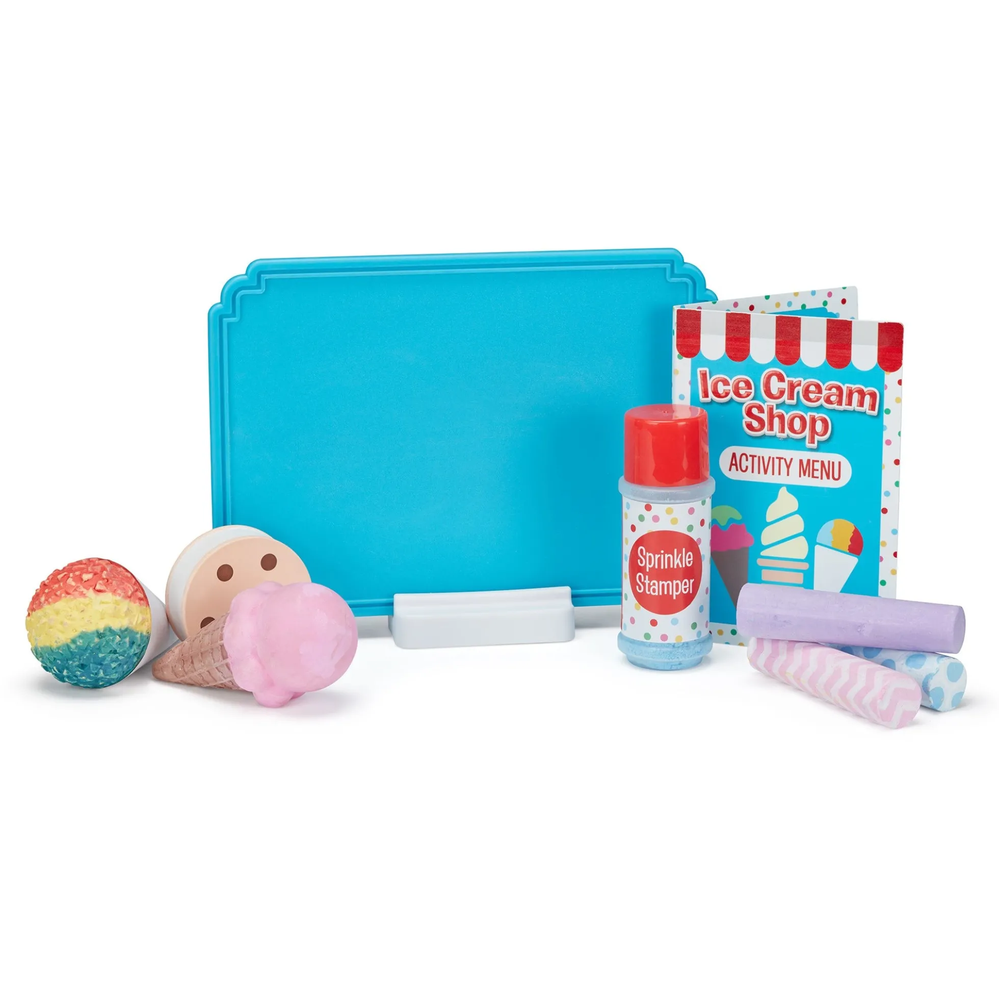 Ice Cream Shop Chalk Play Set