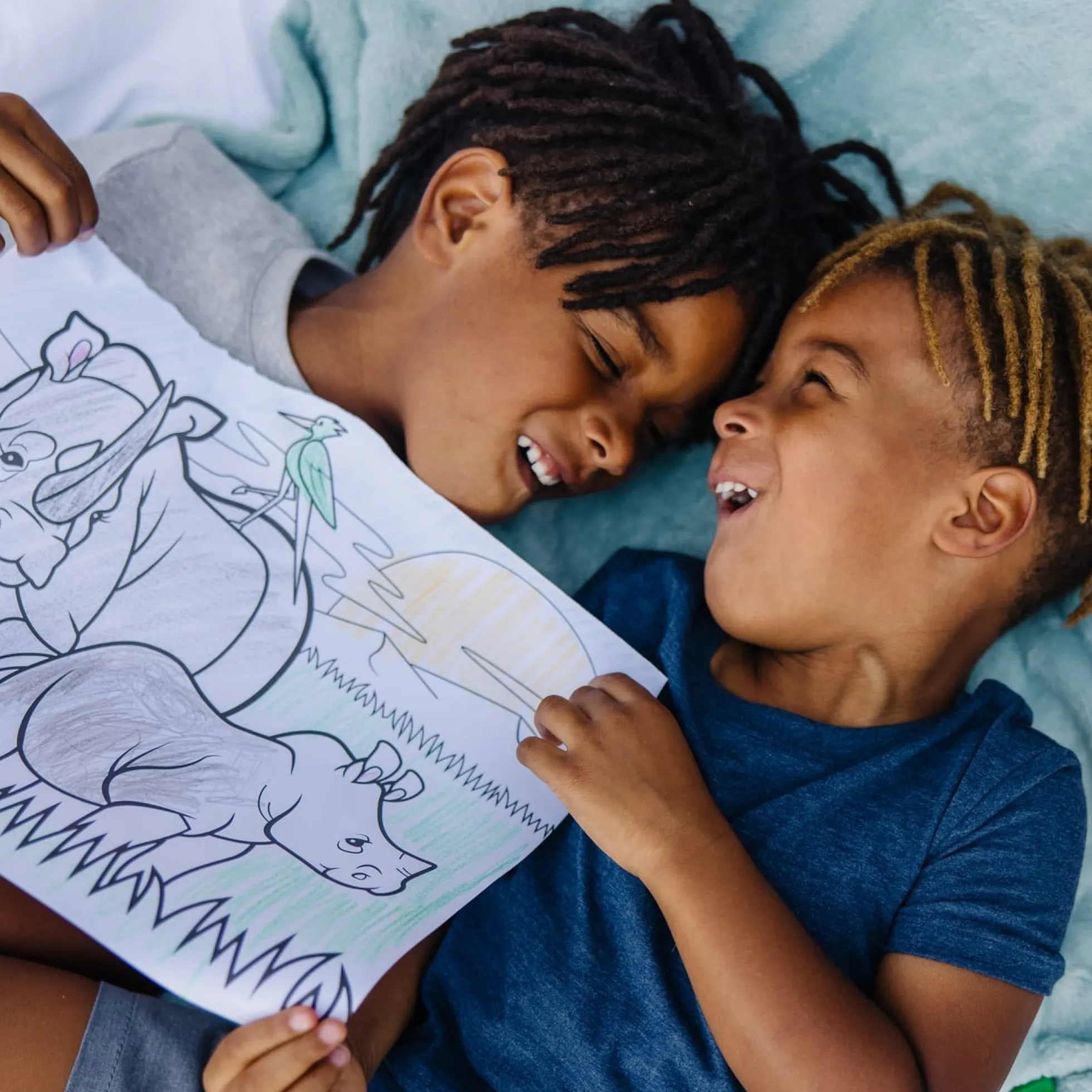 Jumbo Coloring Pad - Animals