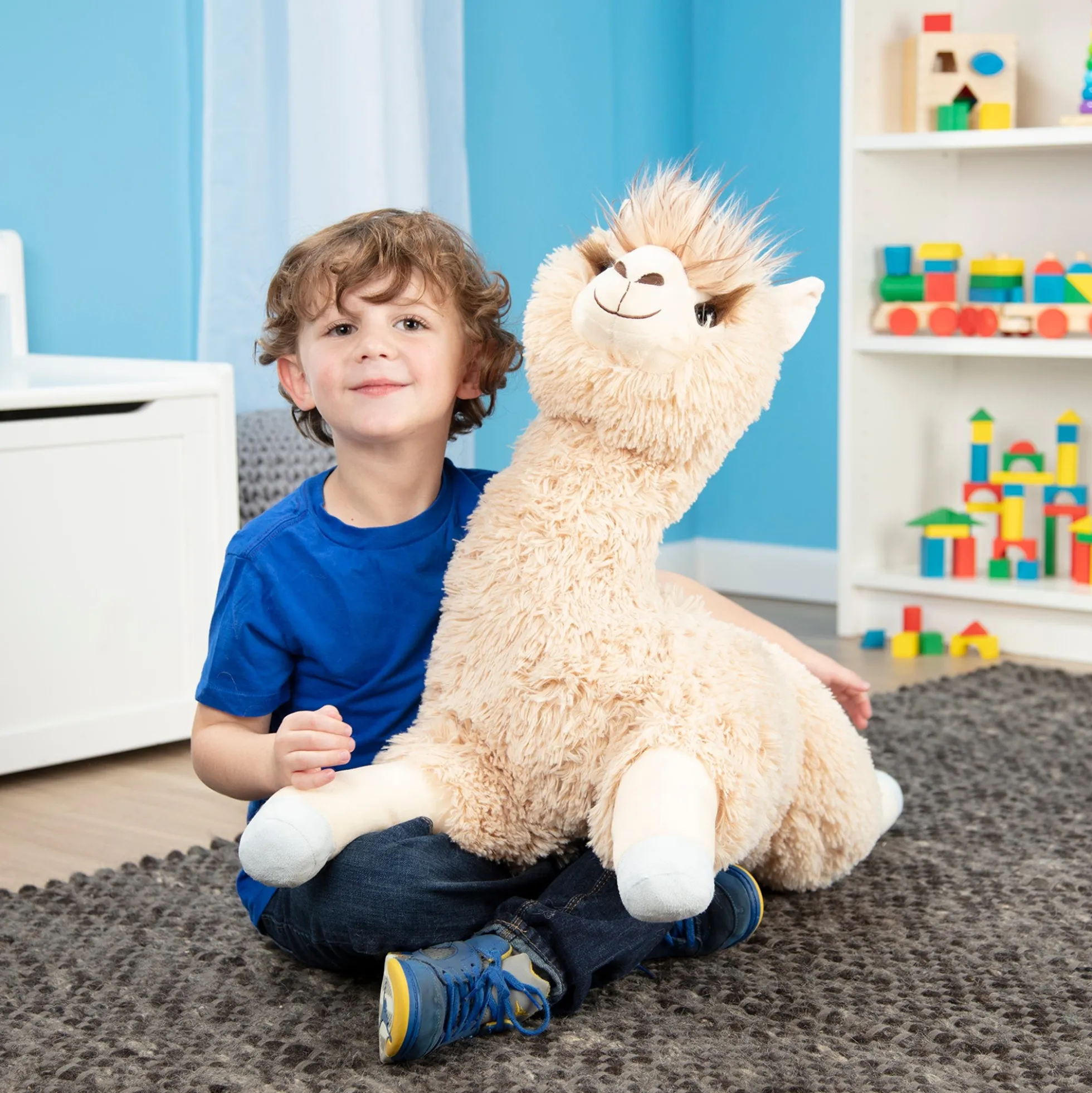 Jumbo Llama Stuffed Plush Animal