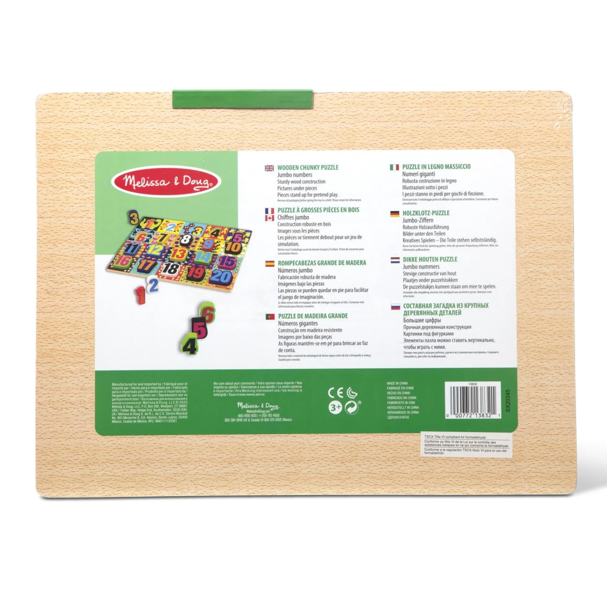 Jumbo Numbers Chunky Puzzle