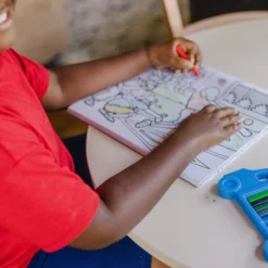 Jumbo 50-Page Kids' Coloring Pad - Space, Sharks, Sports, and More