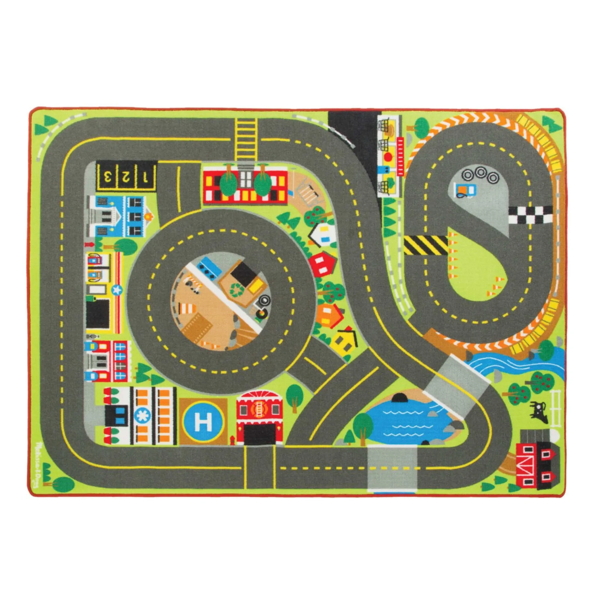 Jumbo Roadway Activity Rug