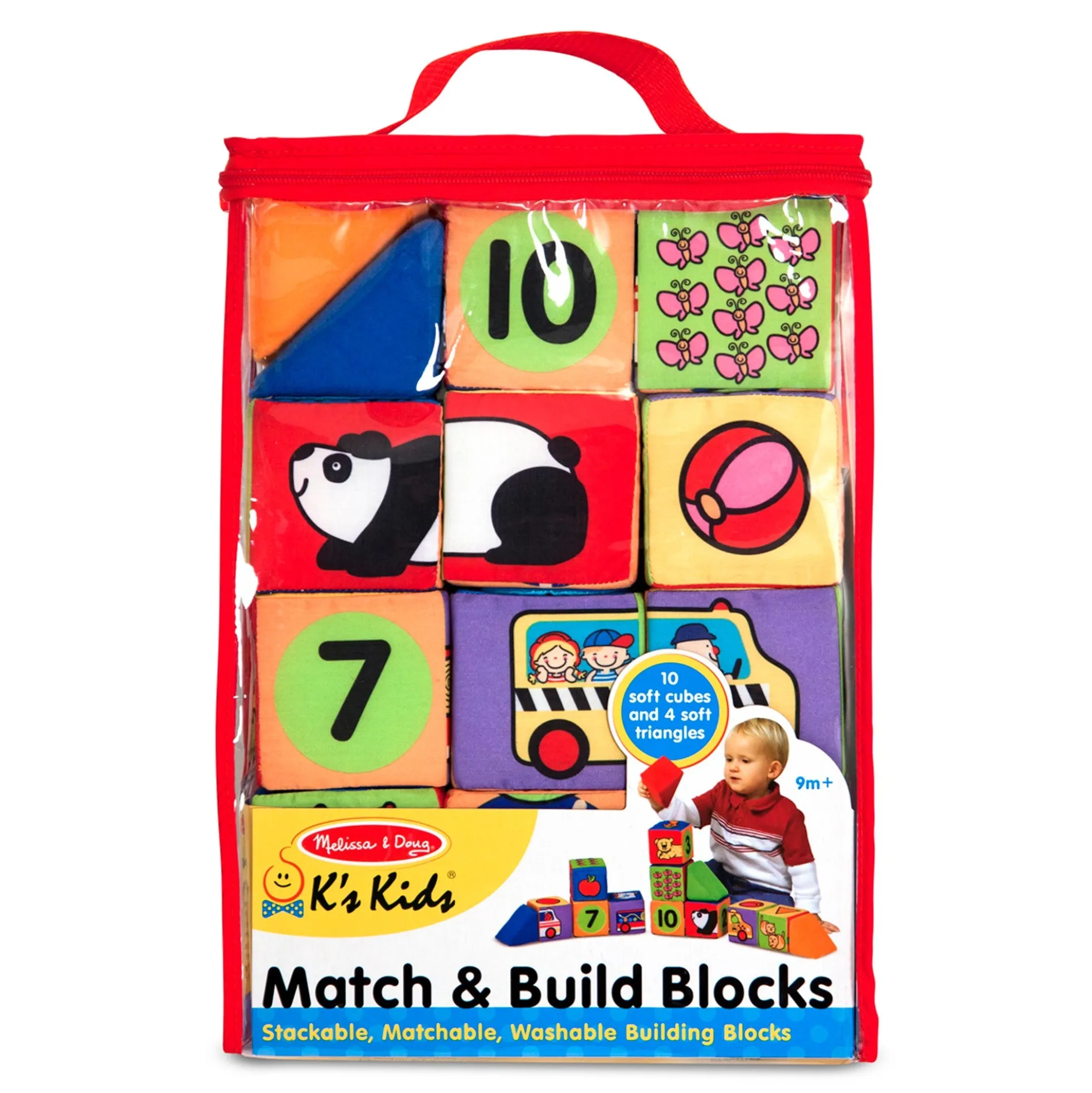 K's Kids Match and Build Soft Blocks