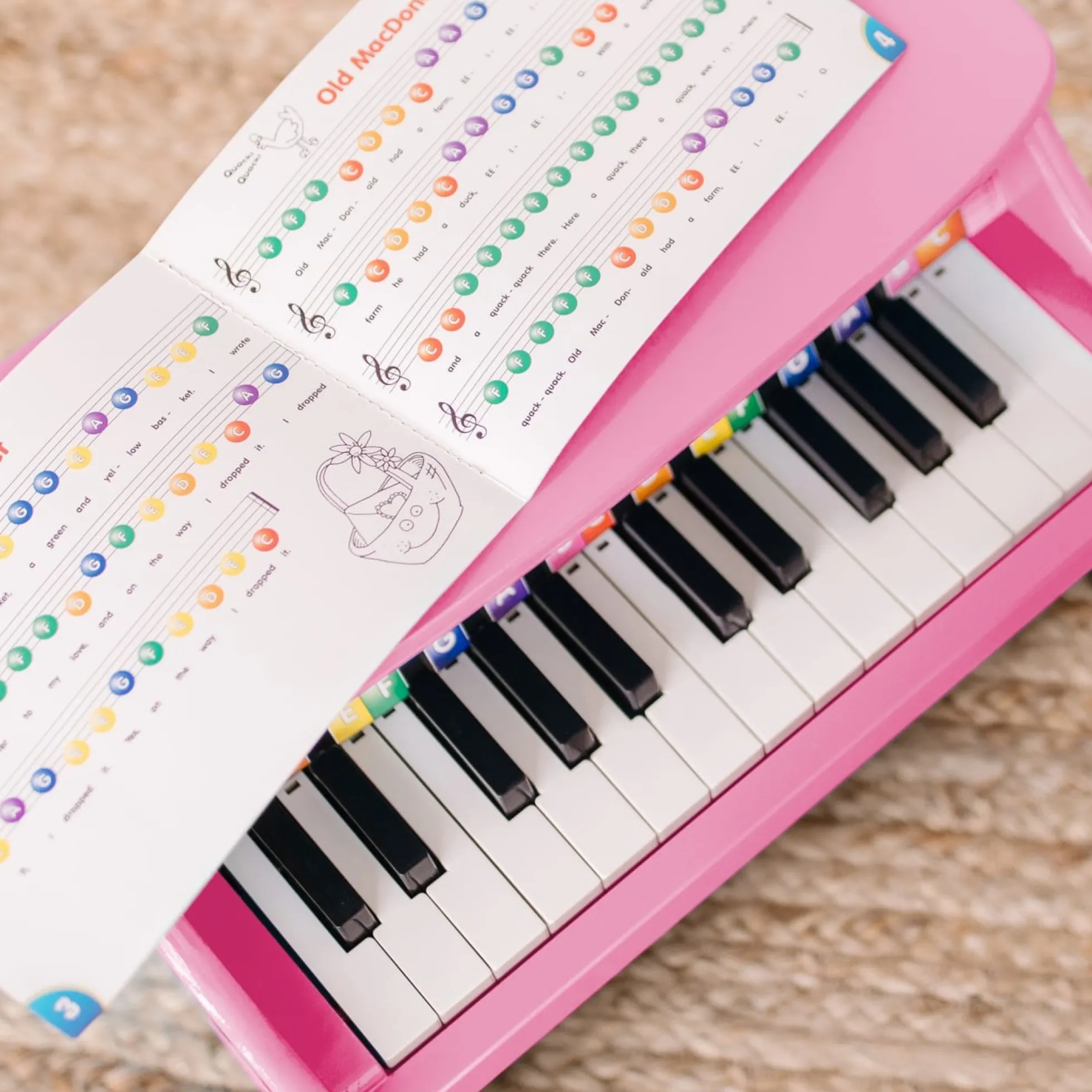 Learn-to-Play Pink Piano