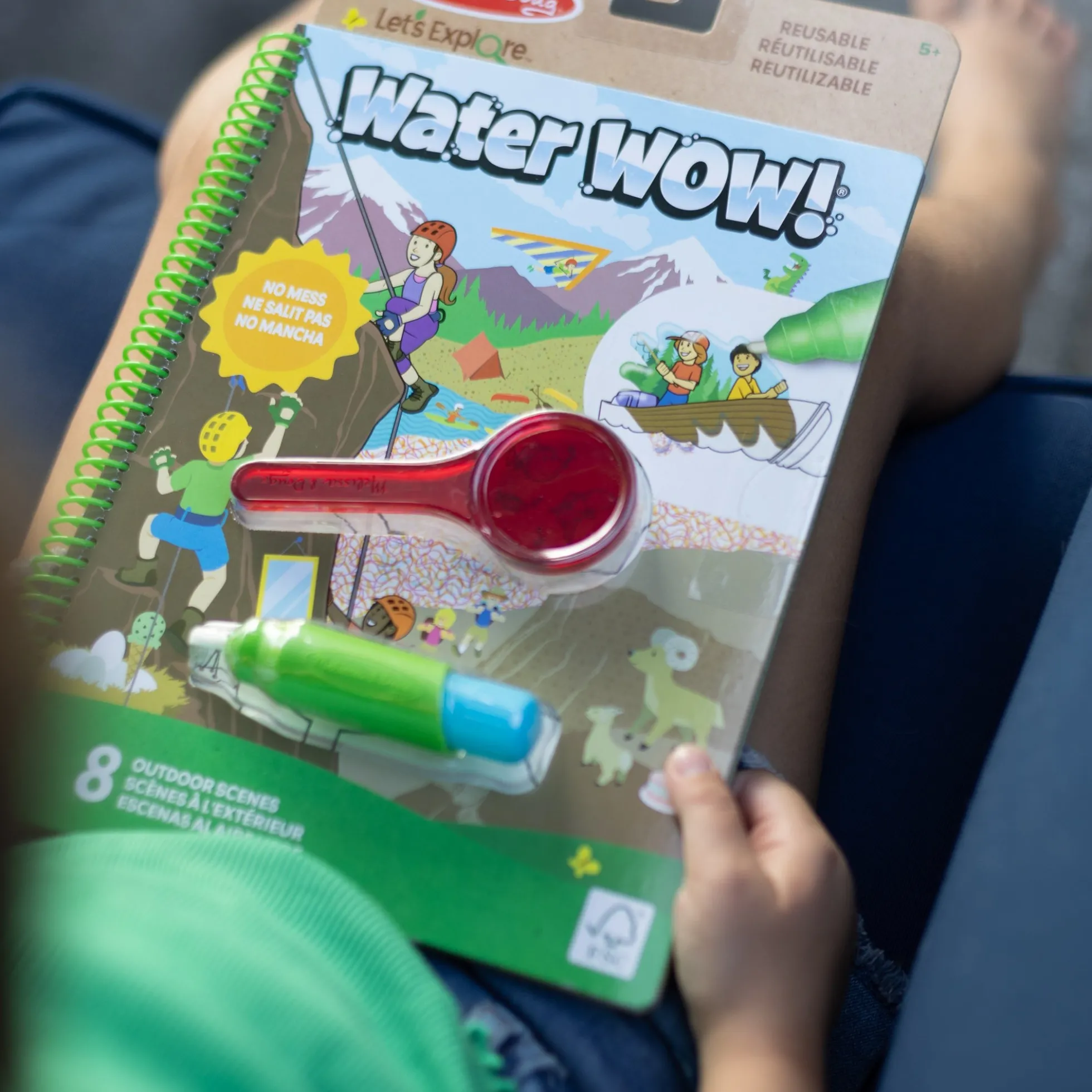 Let’s Explore Water Wow! Outdoor Adventure Deluxe Water-Reveal Pad