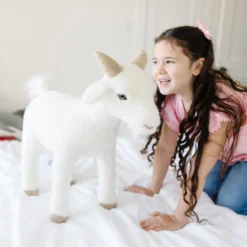Lifelike Plush Goat