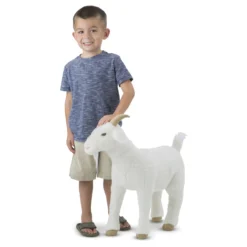 Lifelike Plush Goat
