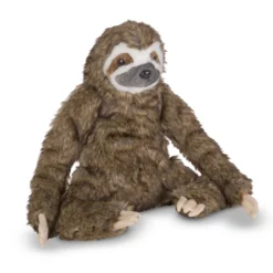 Lifelike Plush Sloth