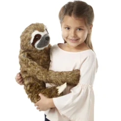 Lifelike Plush Sloth