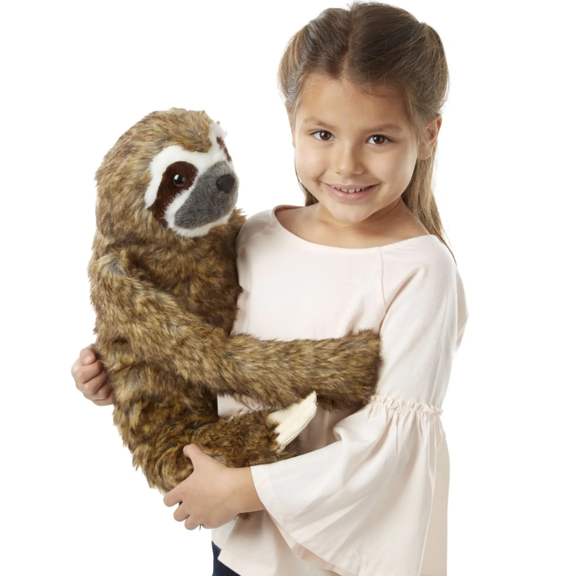 Lifelike Plush Sloth