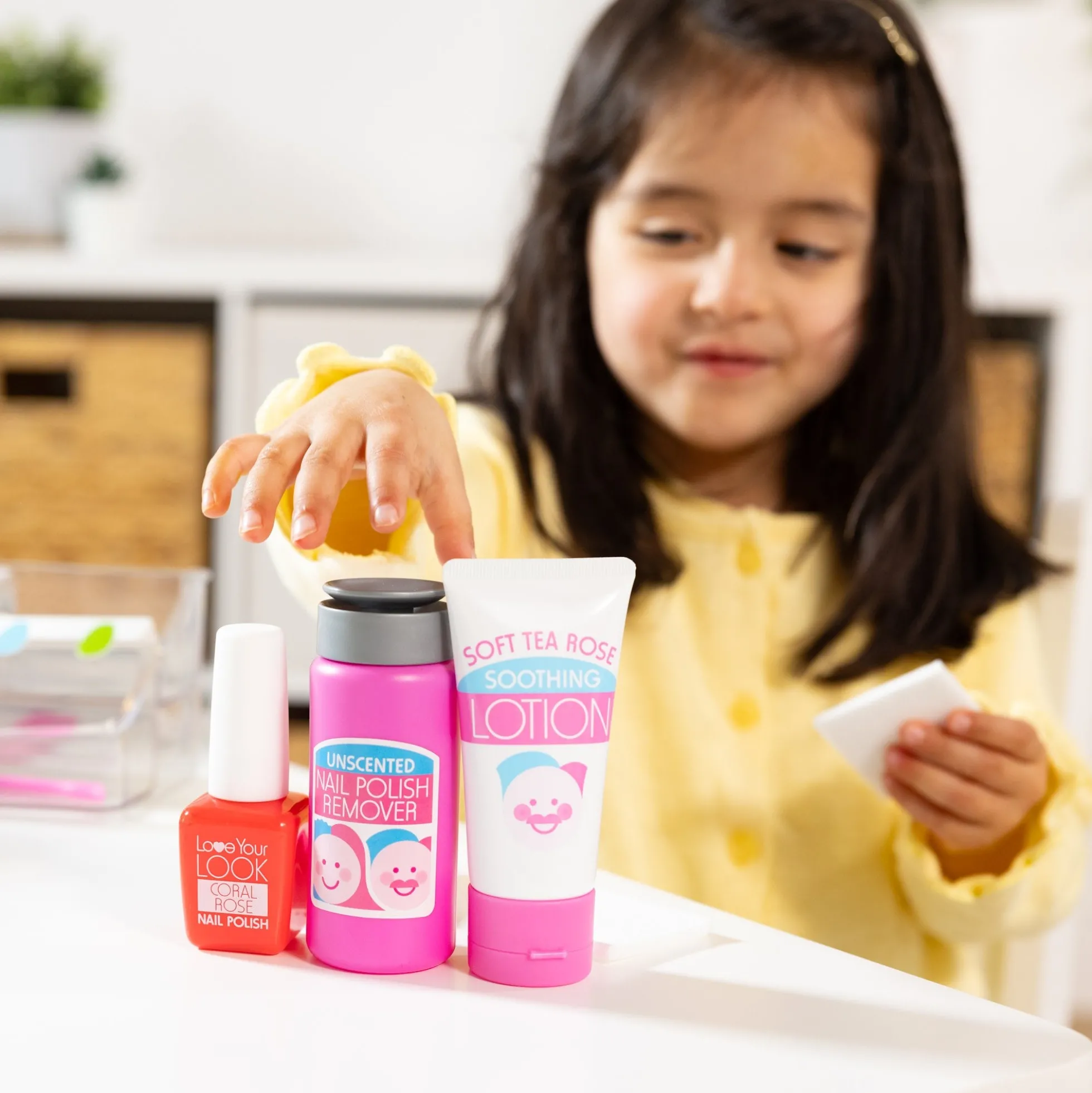 Love Your Look Pretend Nail Care Play Set (Mess-Free - No Real Cosmetics)