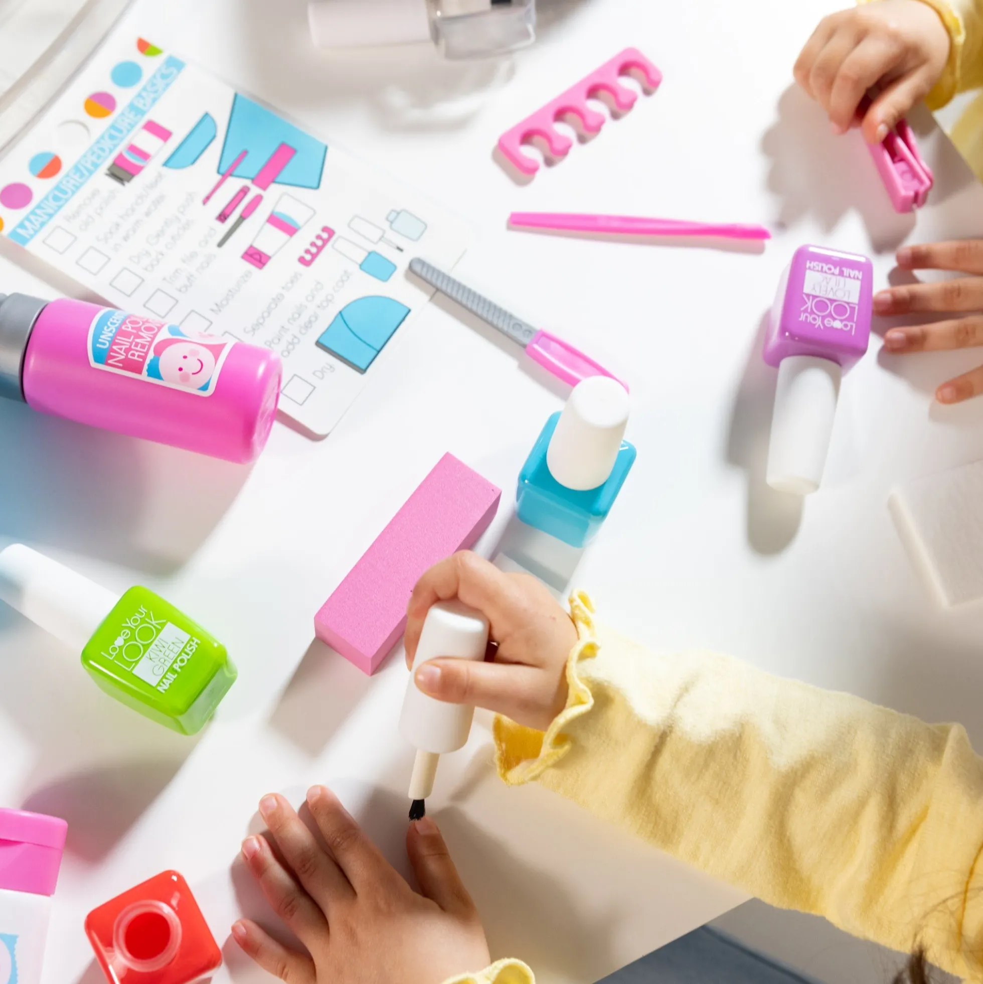 Love Your Look Pretend Nail Care Play Set (Mess-Free - No Real Cosmetics)