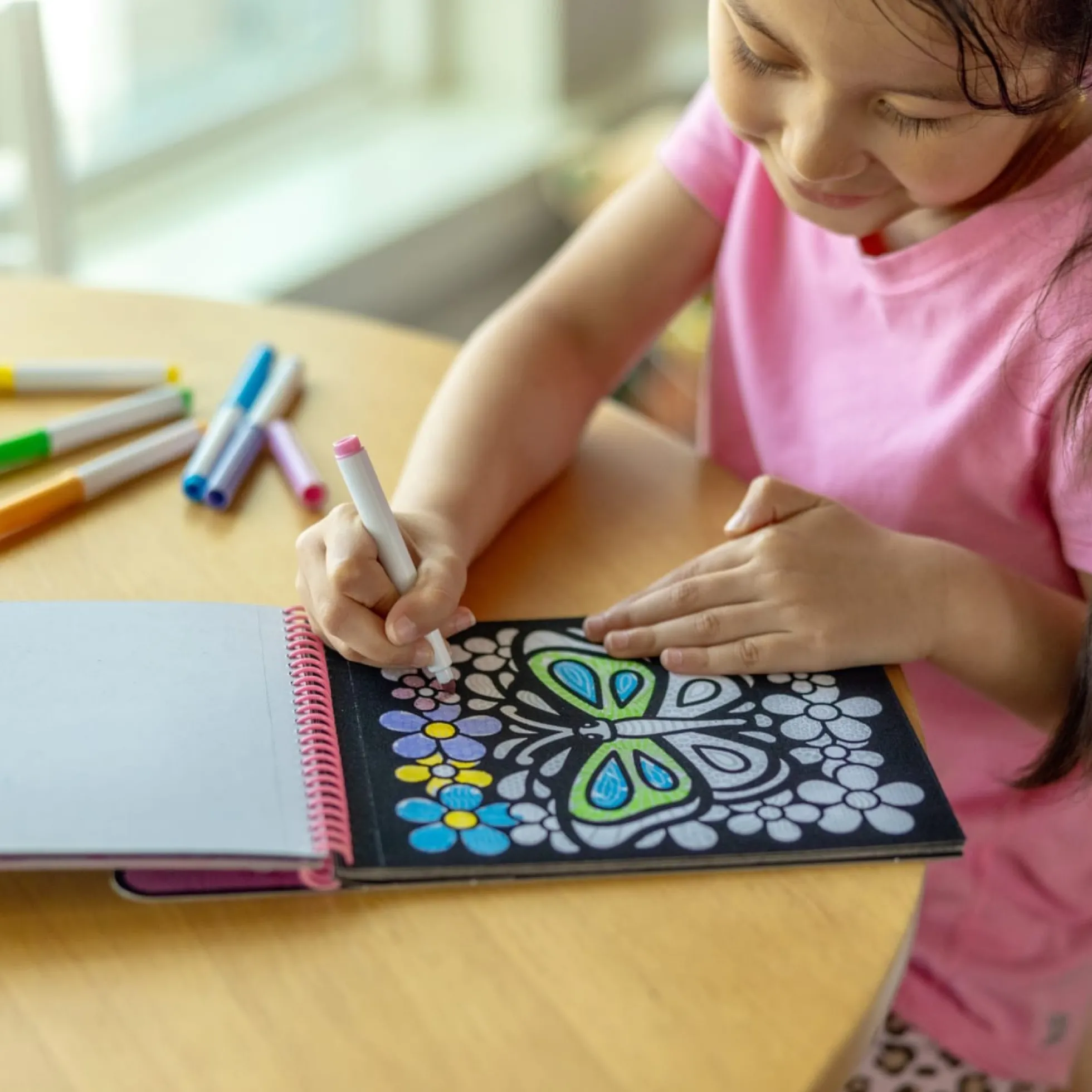 Magic Velvet Butterfly Scenes - On the Go Travel Activity