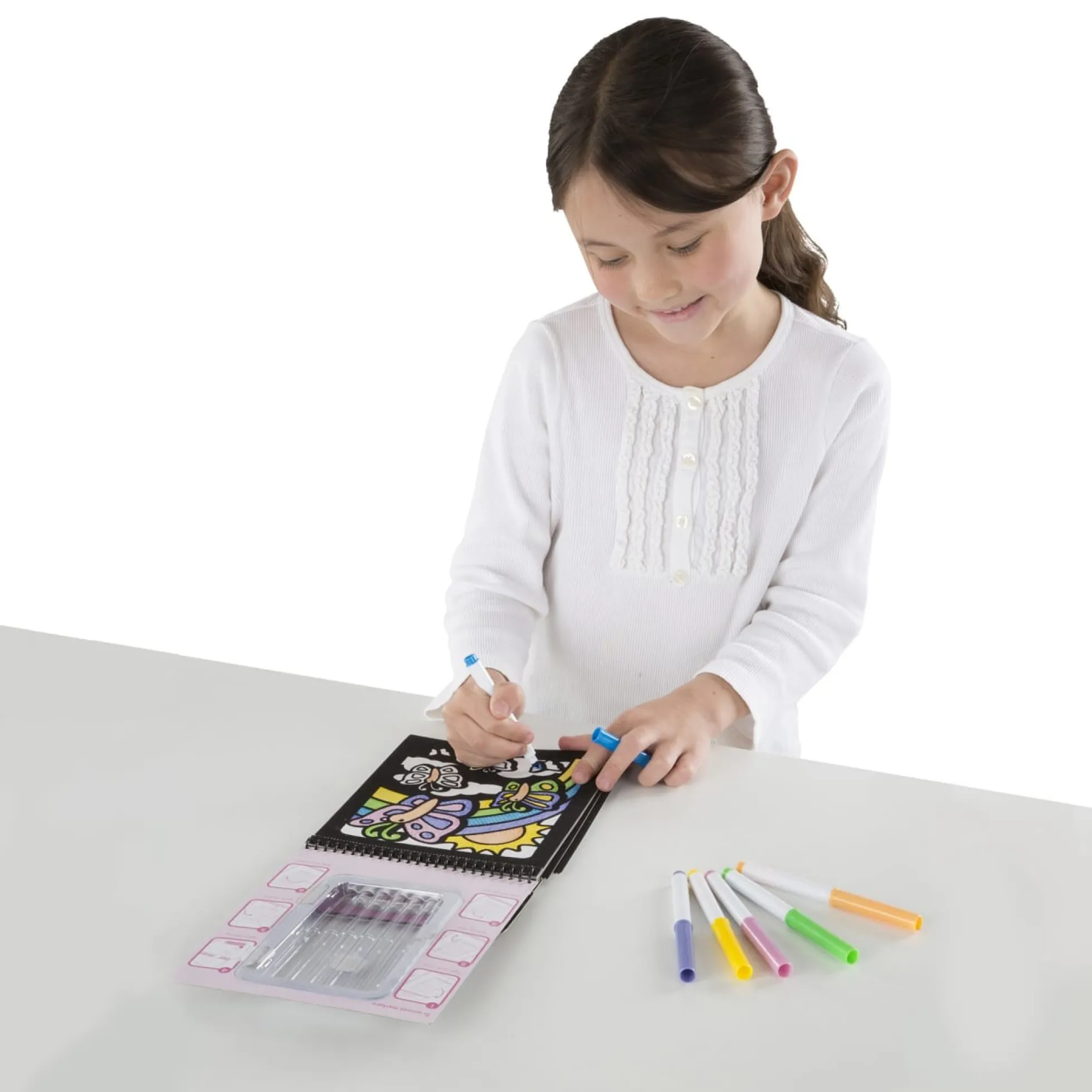 Magic Velvet Butterfly Scenes - On the Go Travel Activity
