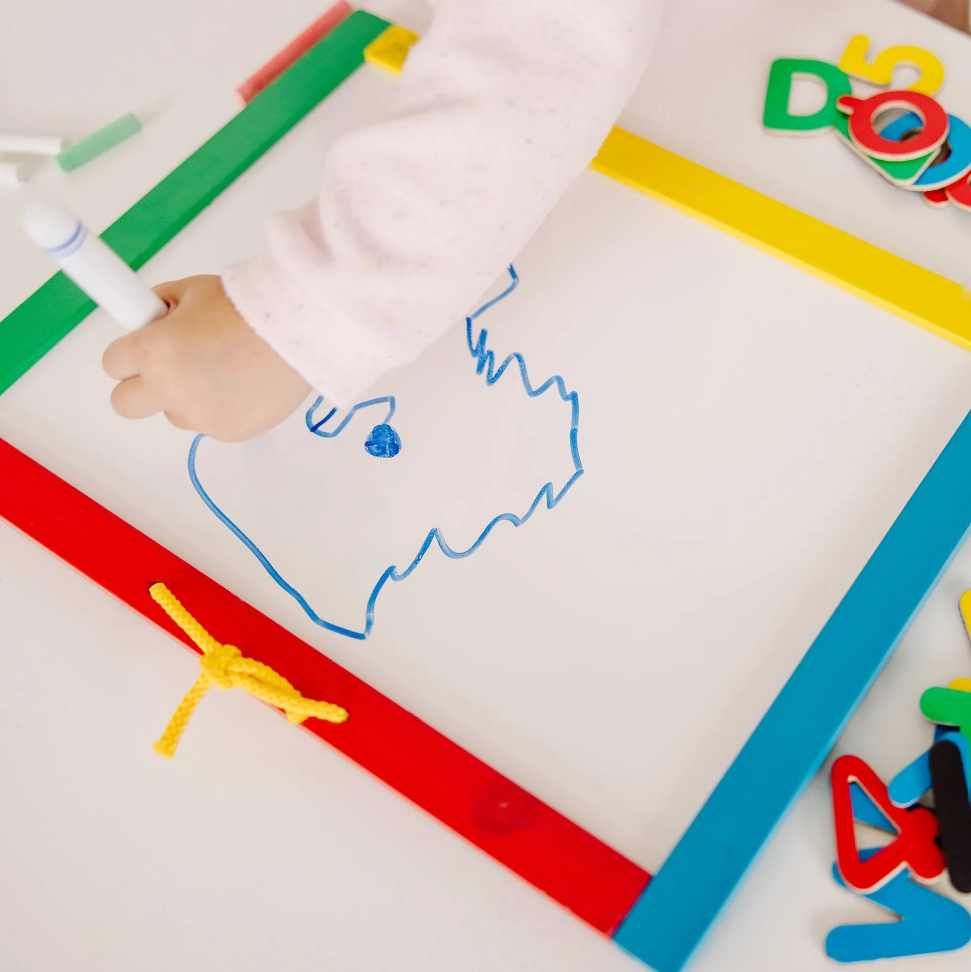 Magnetic Chalkboard & Dry-Erase Board (Uppercase)