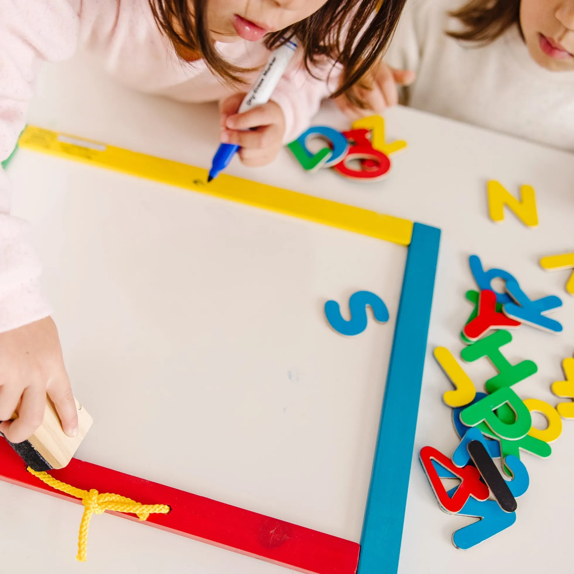 Magnetic Chalkboard & Dry-Erase Board (Uppercase)