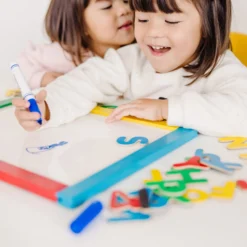 Magnetic Chalkboard & Dry-Erase Board (Uppercase)