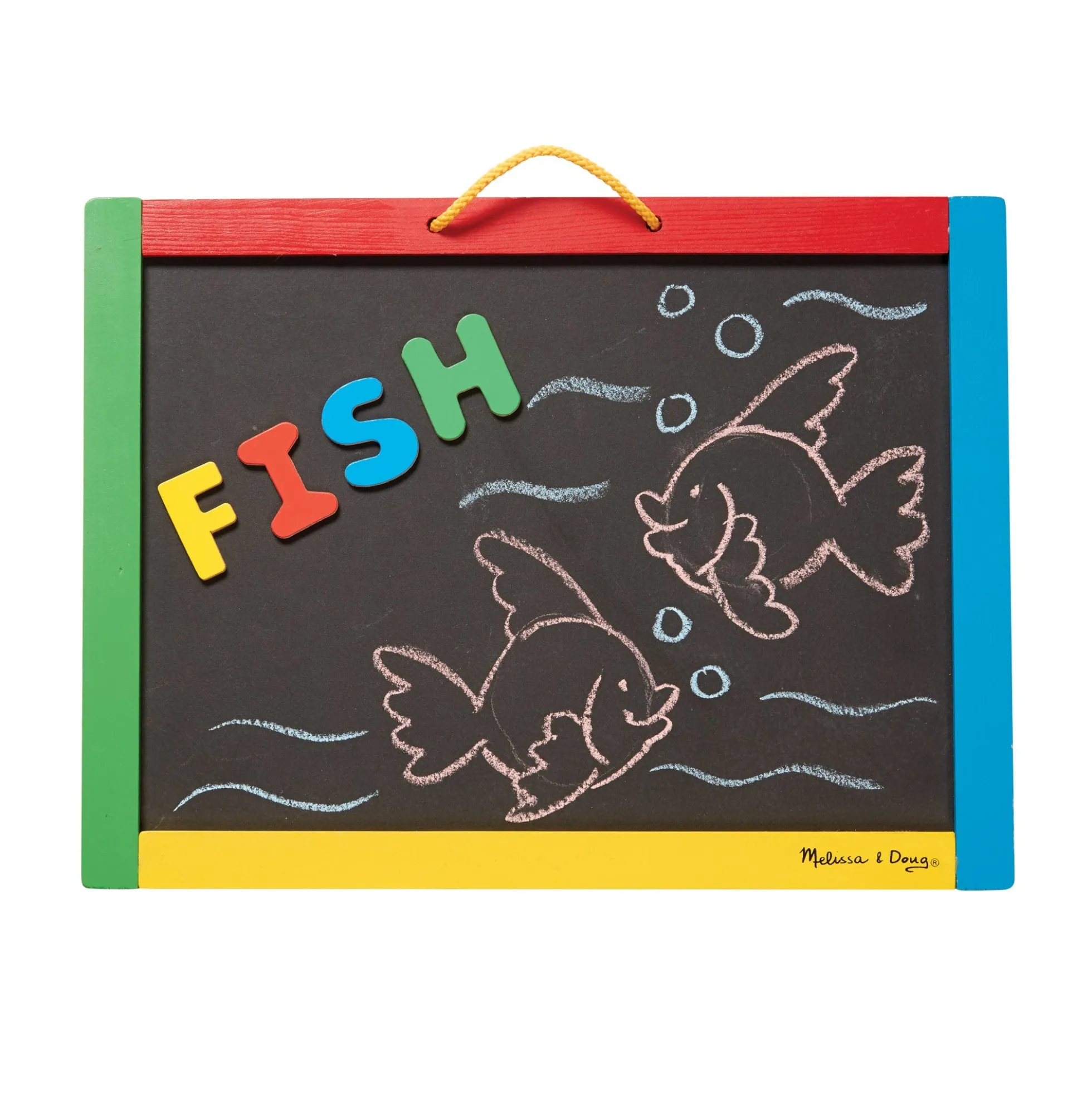 Magnetic Chalkboard & Dry-Erase Board (Uppercase)